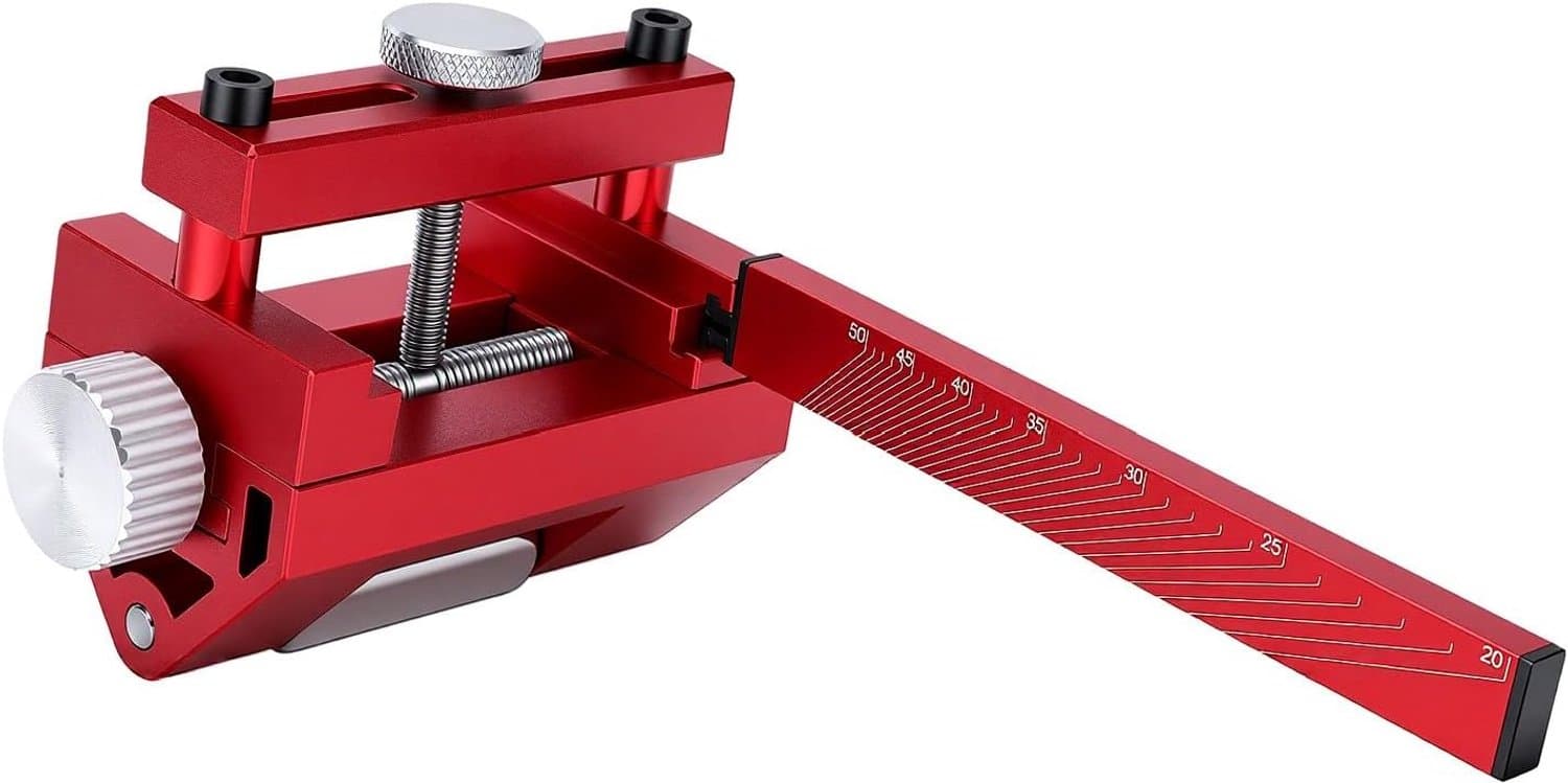 Chrees Aluminium Honing Guide voor Slijpgereedschap (Rood)
