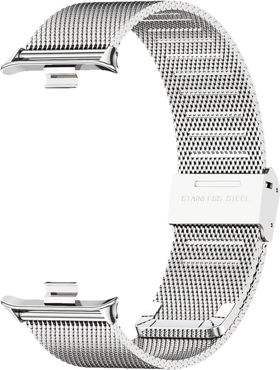 Thijox - Metalen Reservearmband voor Smartwatches - Compatibel met Xiaomi Redmi Watch 5, 4, Miband 8 Pro, 9 Pro - Roestvrij Staal, Verstelbaar, Stijlv