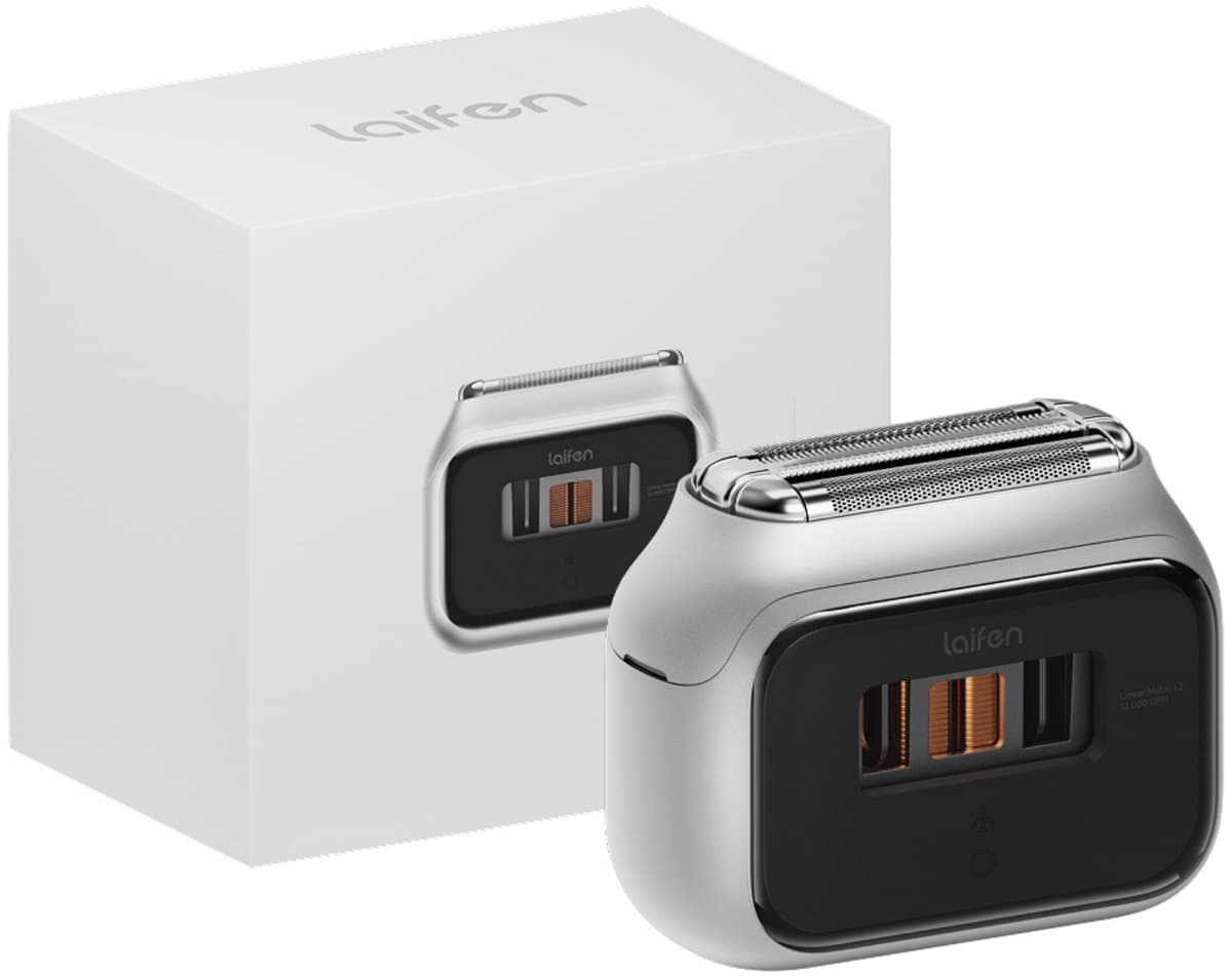 Laifen P3 Pro Scheerapparaat voor Mannen - Compact & Waterdicht - Geschikt voor nat en droog scheren - 100 minuten accuduur - Quick charge functie - Zilver