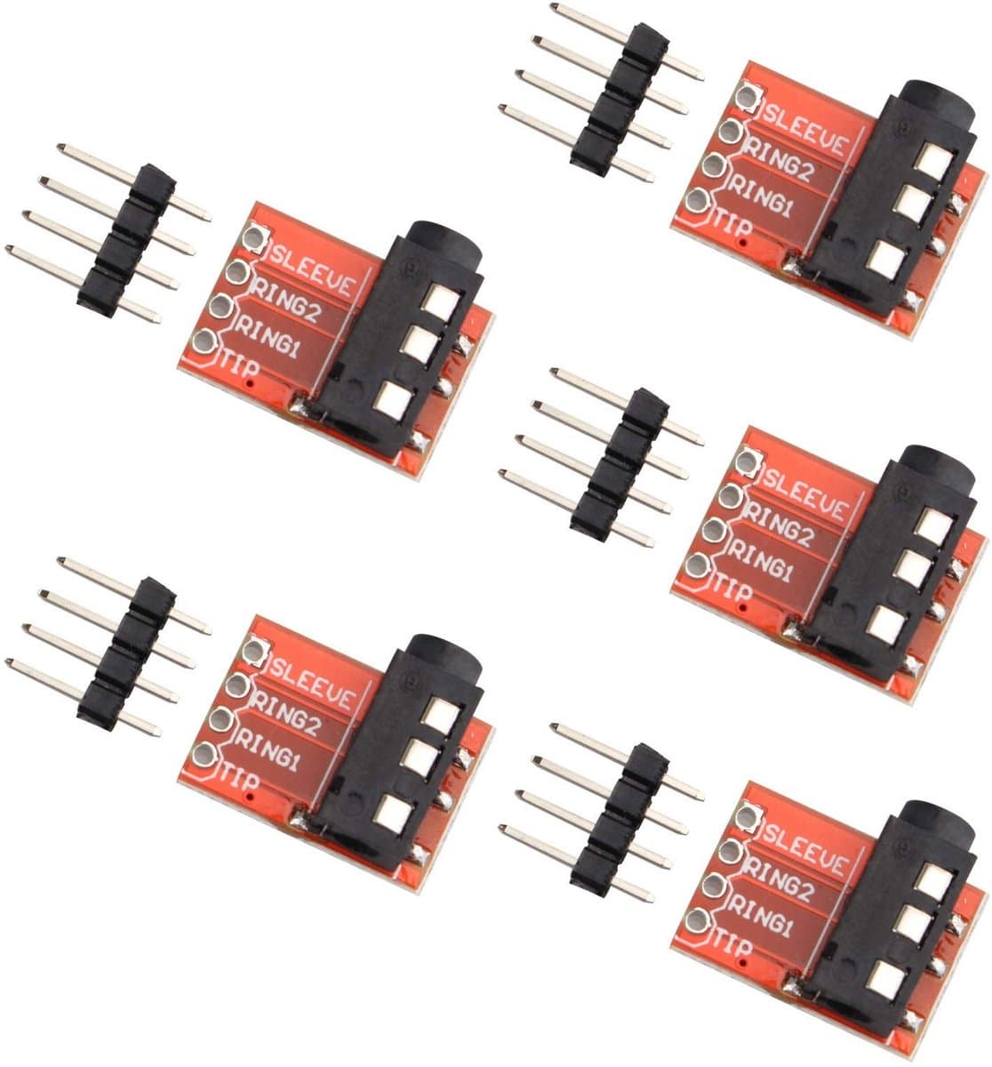 Dailygoody - 3.5mm Stereo TRRS Interface Module - Voor Audio en Microfoon - Geschikt voor verschillende apparaten - Perfect voor geluidskwaliteit - Id