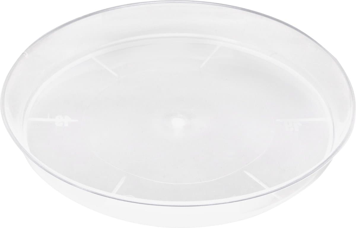 Garronda Ronde Bloempot Onderzetter – 5 stuks – Transparant - ⌀ 19cm H=2,6cm - GD-NIC-PotBase108