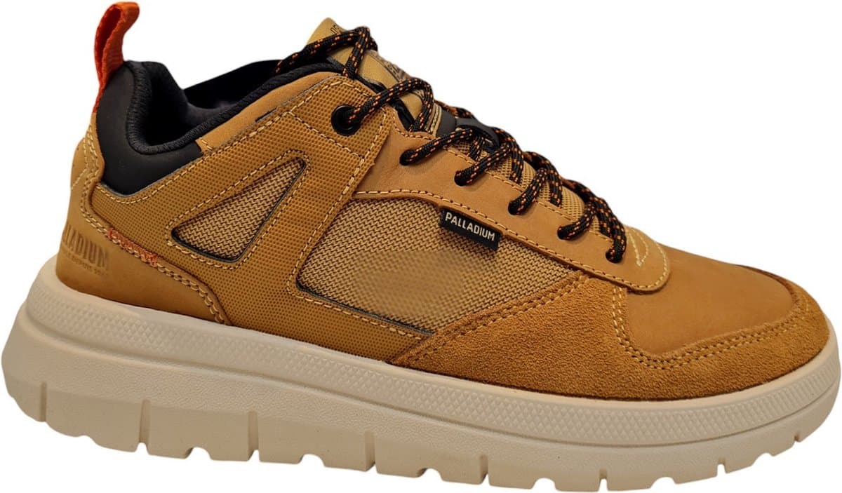 Palladium Pallaflex LO Mix Apple Cinnamo Heren Veterschoenen - Cognac - 42