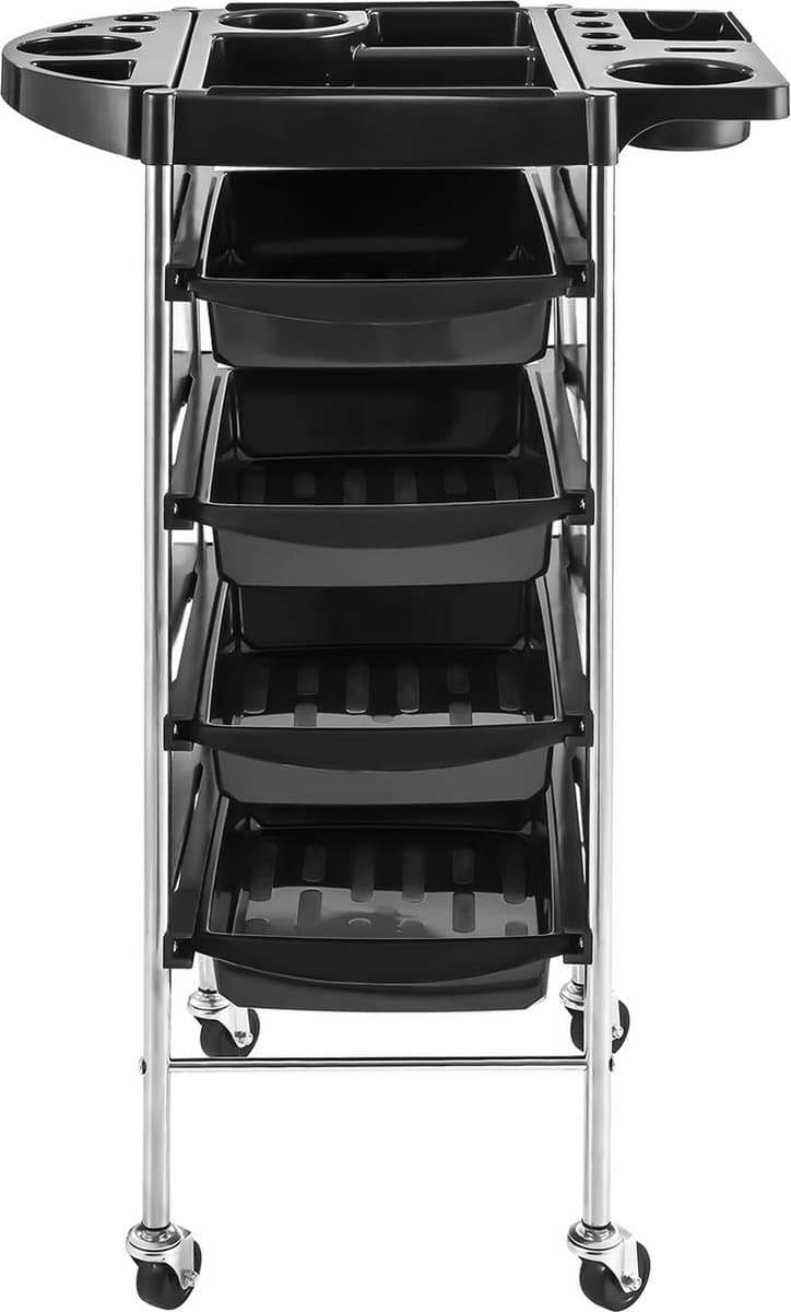 Kapsalon - trolley met 4 laden - physa