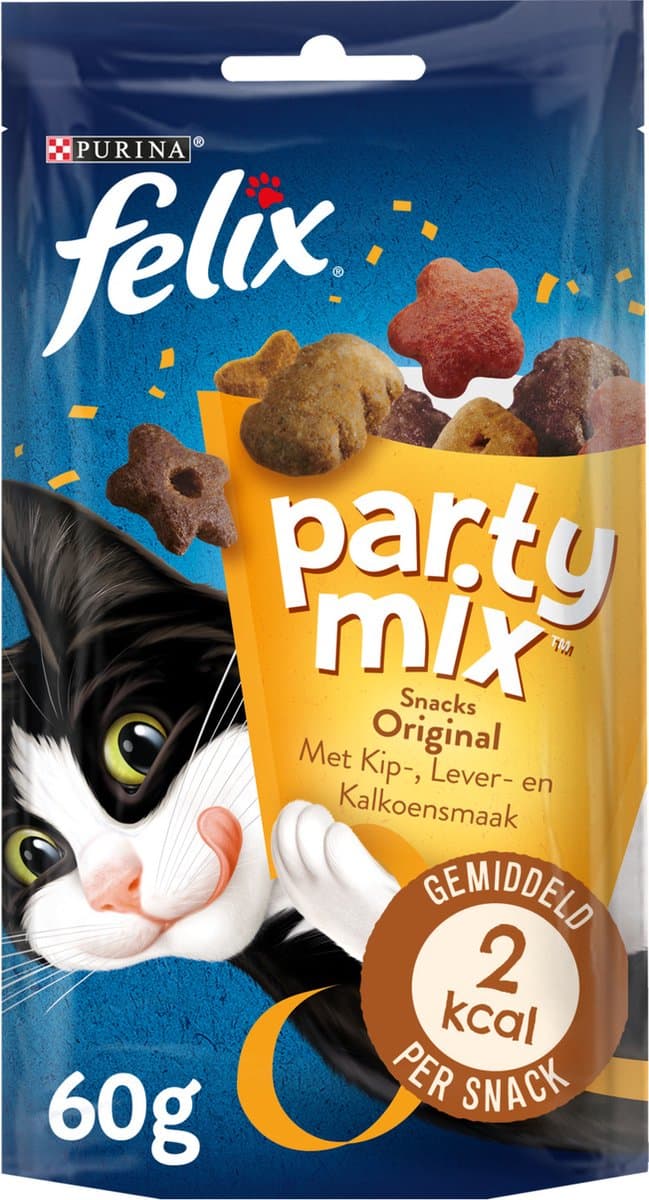 Felix Partymix original kattensnack 60 g