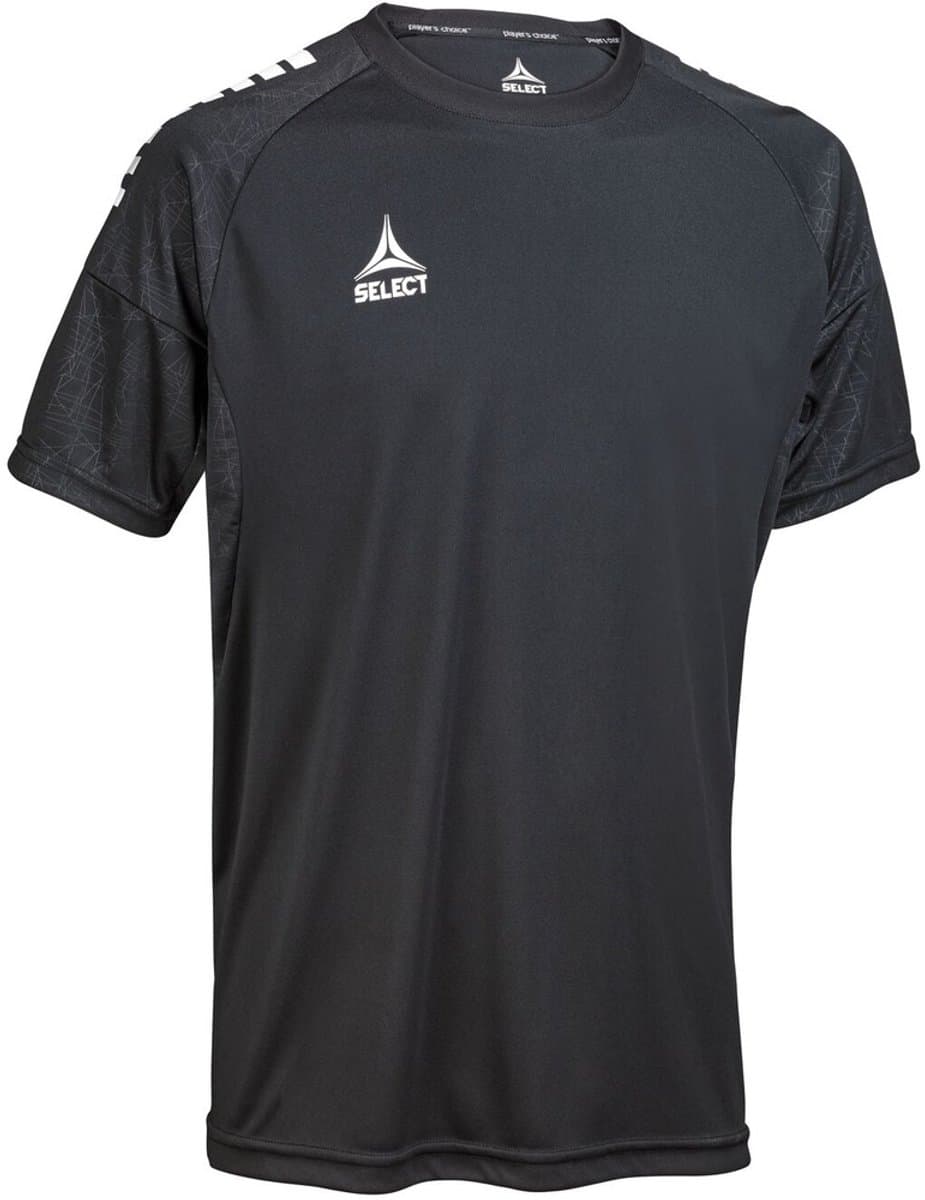 Select-shirt met korte mouwen Spain V25 600105 Zwart/Wit - L