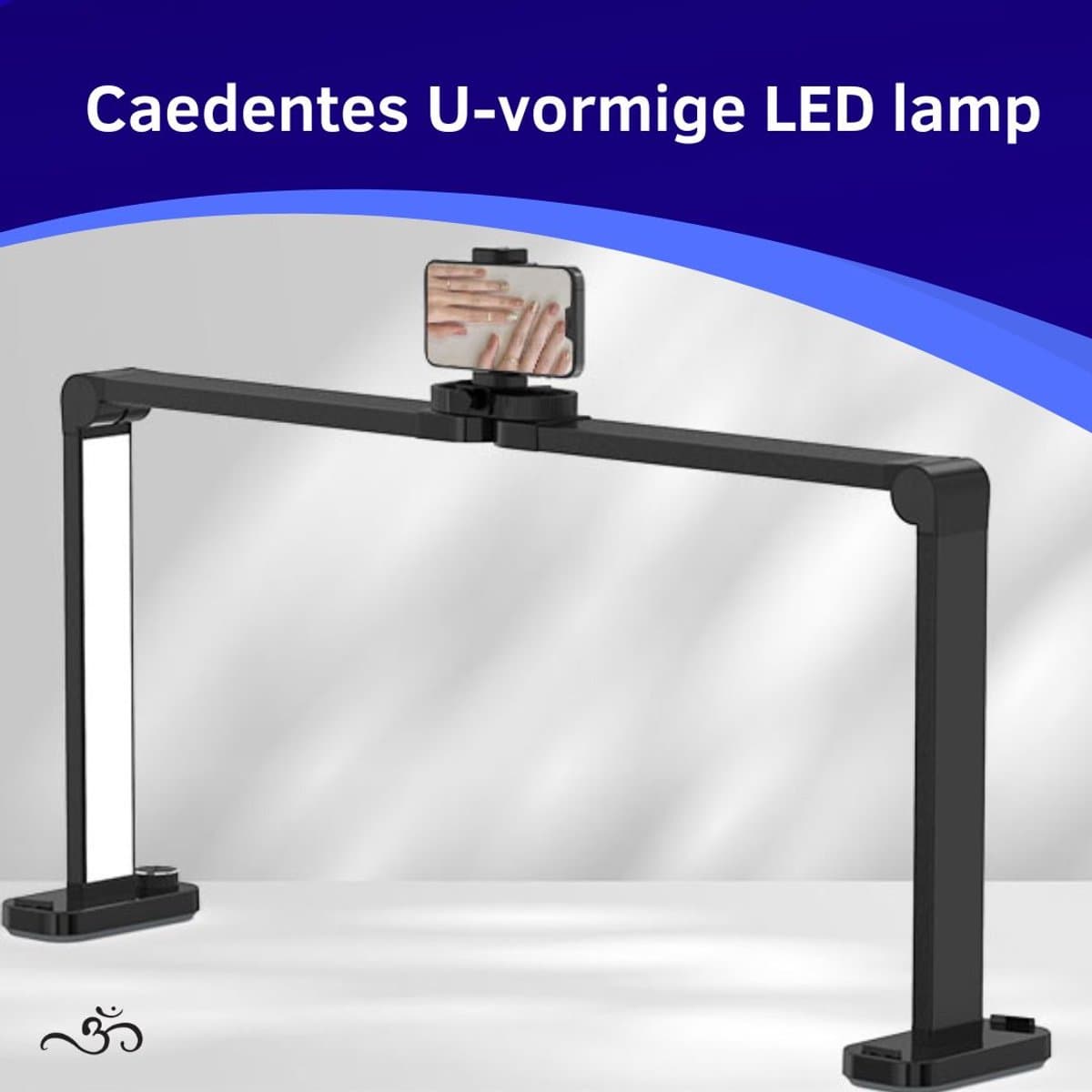 Caedentes Vouwbare U-vormige LED Lamp – Manicure Lamp – Dimbaar 3000K-6000K – Tafellamp – Beauty – Salon – Make-up Werklamp