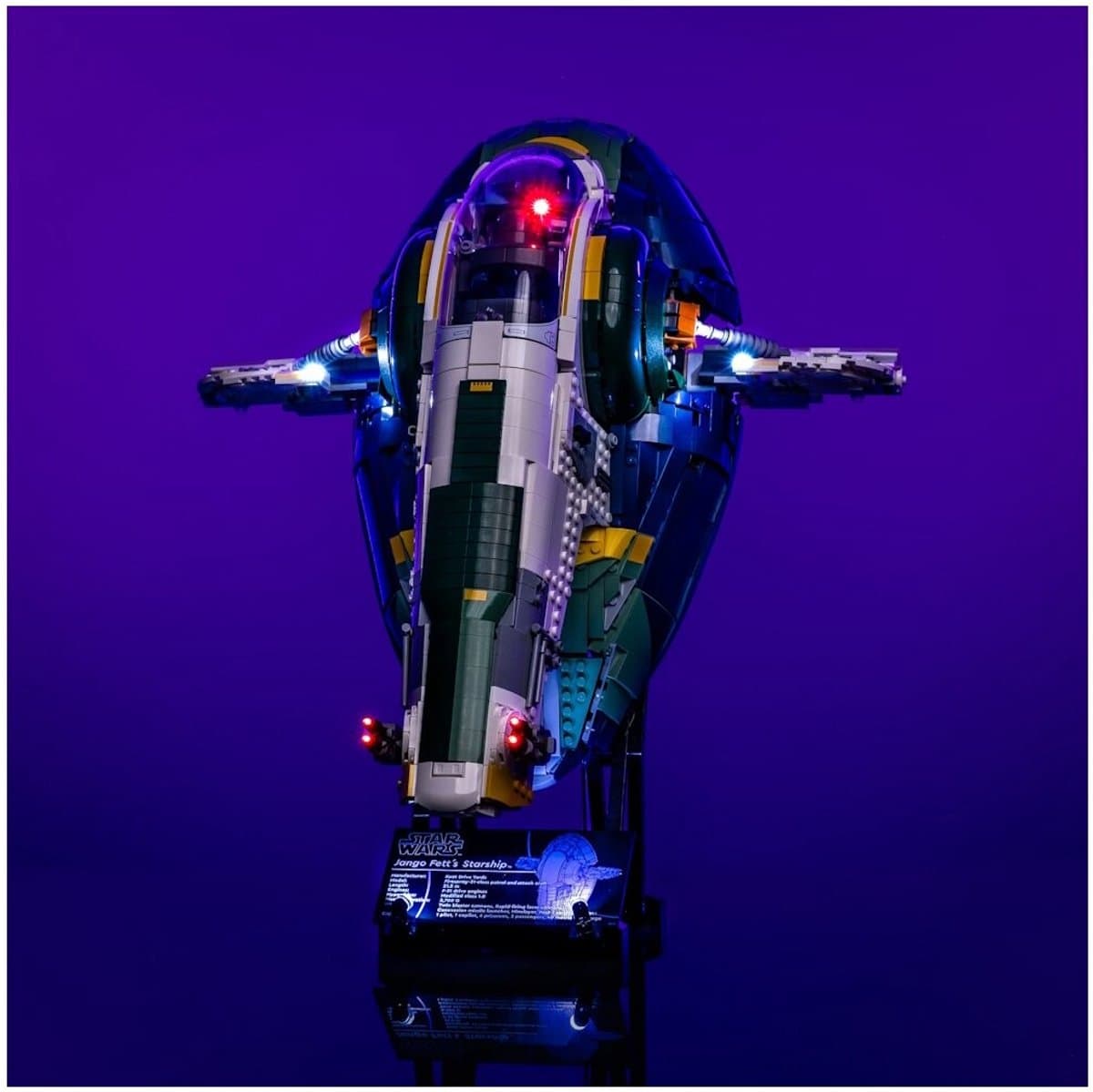 LMB 2.0 - Verlichtingsset geschikt voor LEGO® Star Wars UCS Jango Fetts Firespray-Klasse Ruimteschip 75409