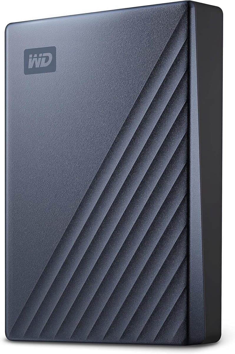 Draagbare 2TB harde schijf met 256-bit hardwareversleuteling en automatische back-up software