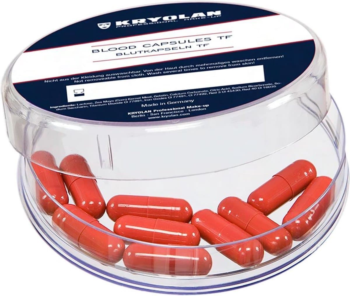Kryolan Blood Capsules 10 stuks