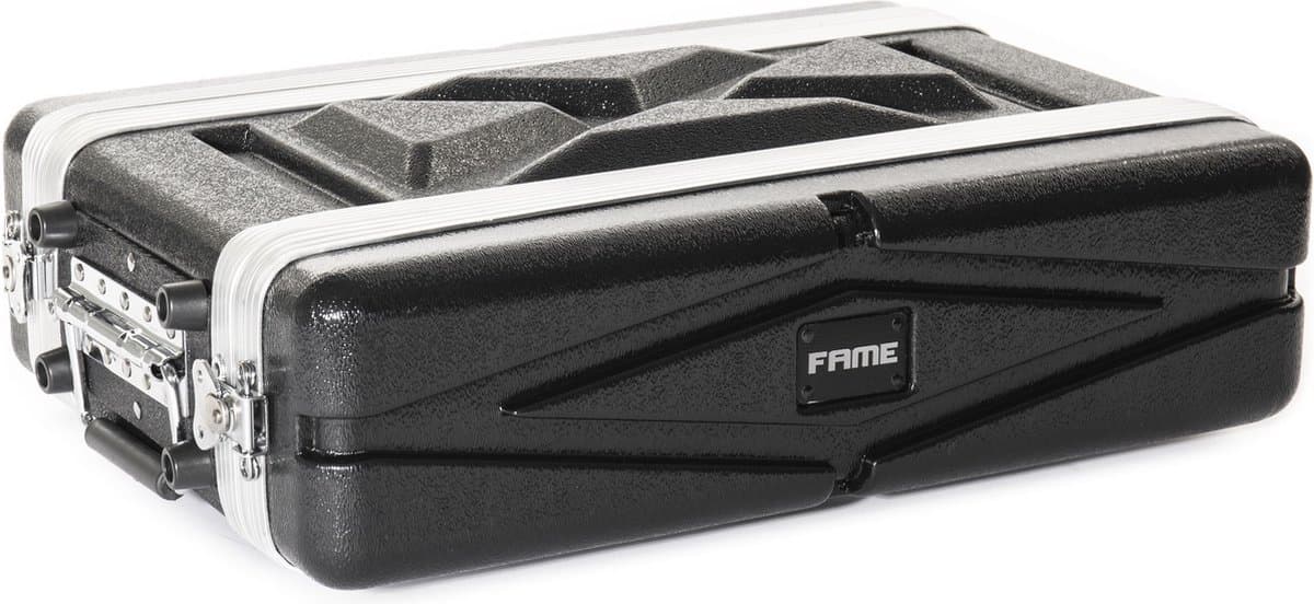 Fame Audio ABS-2US WeRack MkII PVC-Case Short 2U (Black) - 19ö racks