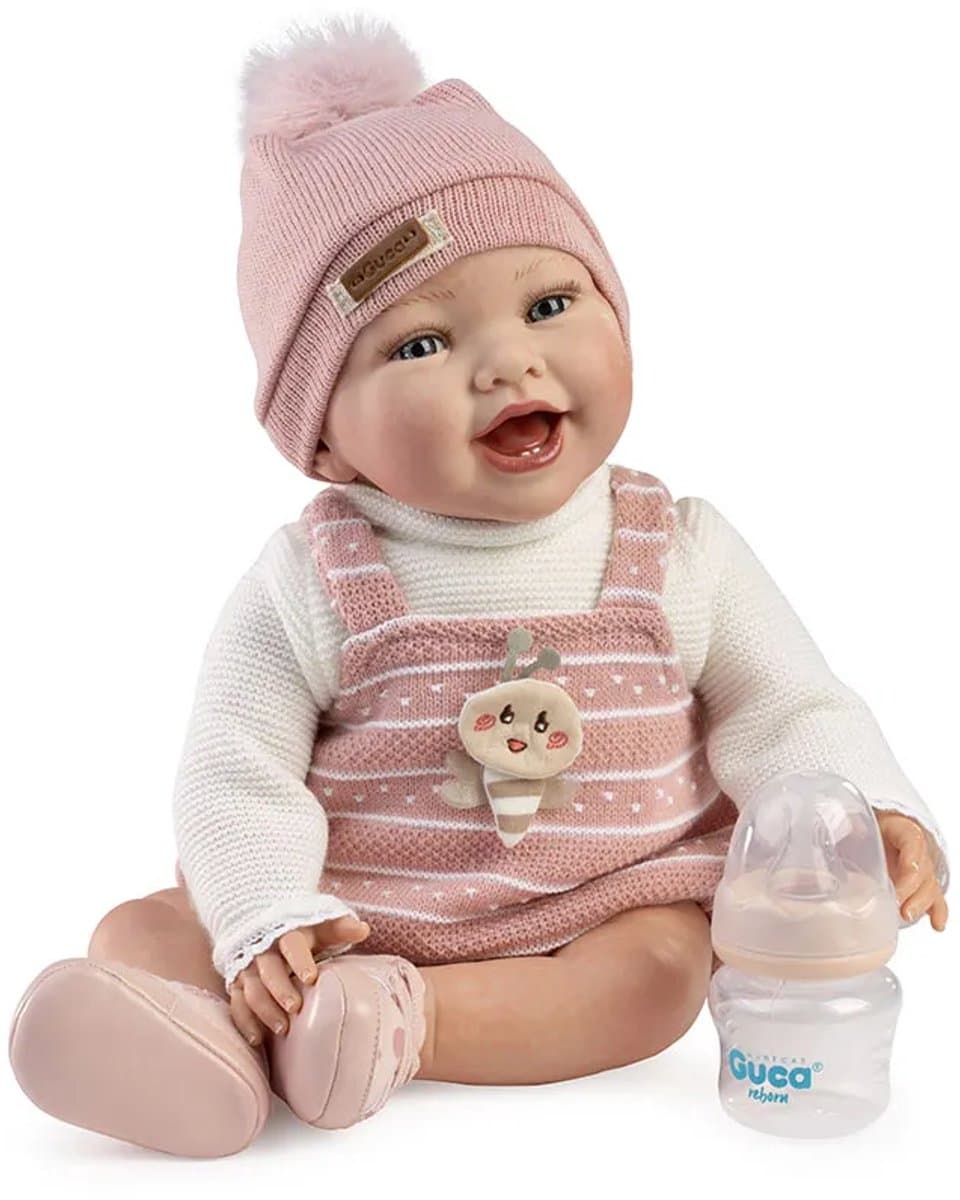 MuÑecas Guca Noa Reborn Baby Roze Kinderen