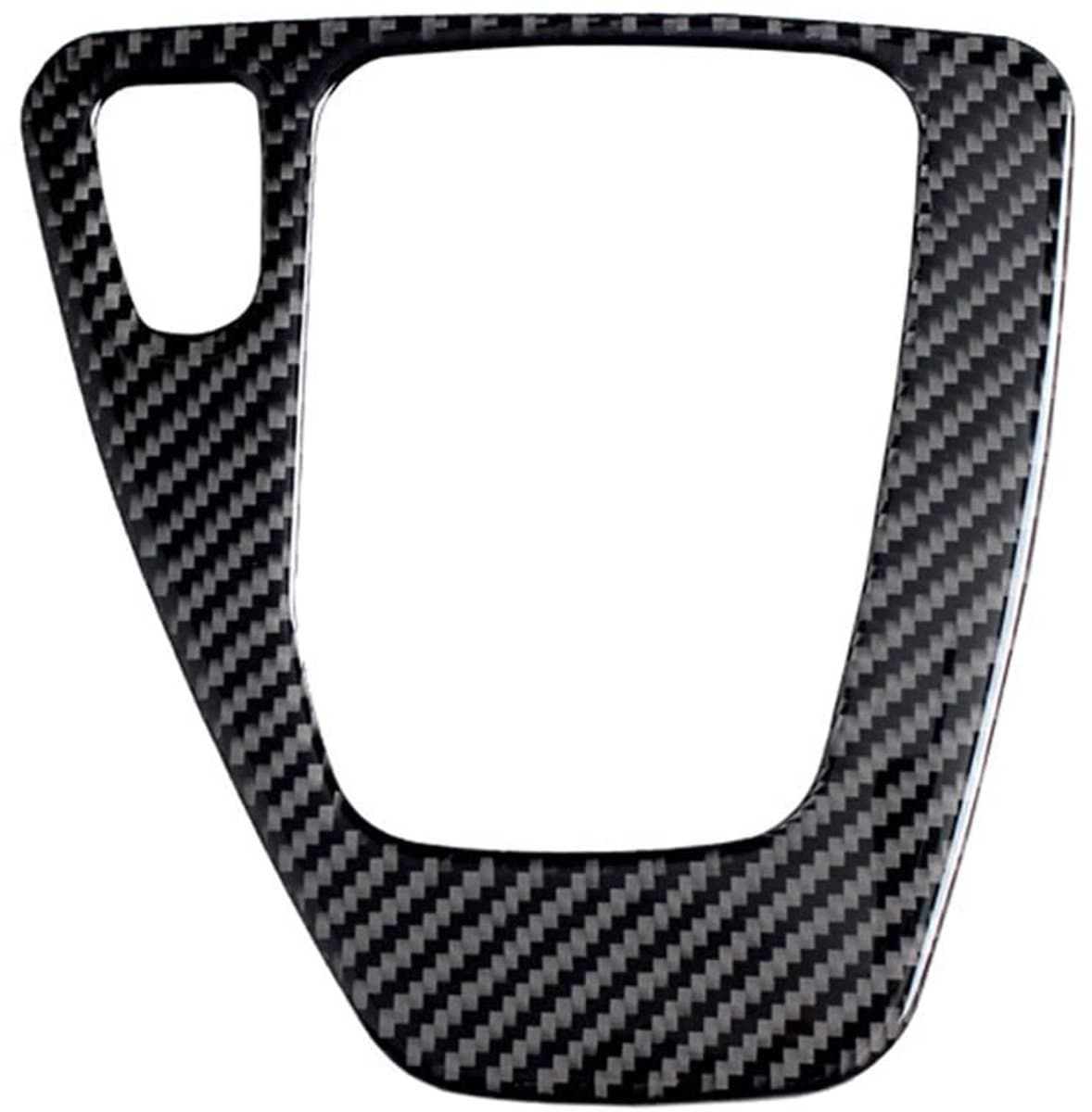 Dailygoods- Versnellingspooktrim Hoogwaardig ABS - Interieur Trim - Carbon Fiber - Geschikt voor B*M/W 3 Serie E90/E92/E93 - 16,8 x 16,5 cm - Krasbestendig - Versnellingspookhoes
