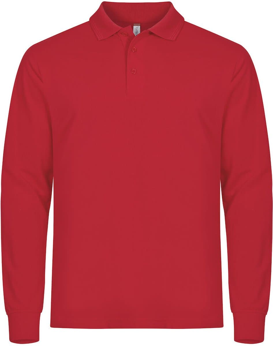 Clique Manhattan L/S 028252 - Rood - 3XL