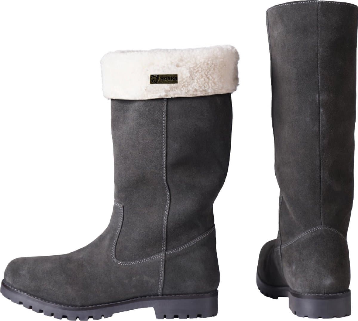 Horka Outdoorlaarzen Melrose Unisex Halfhoog Grijs Maat 38