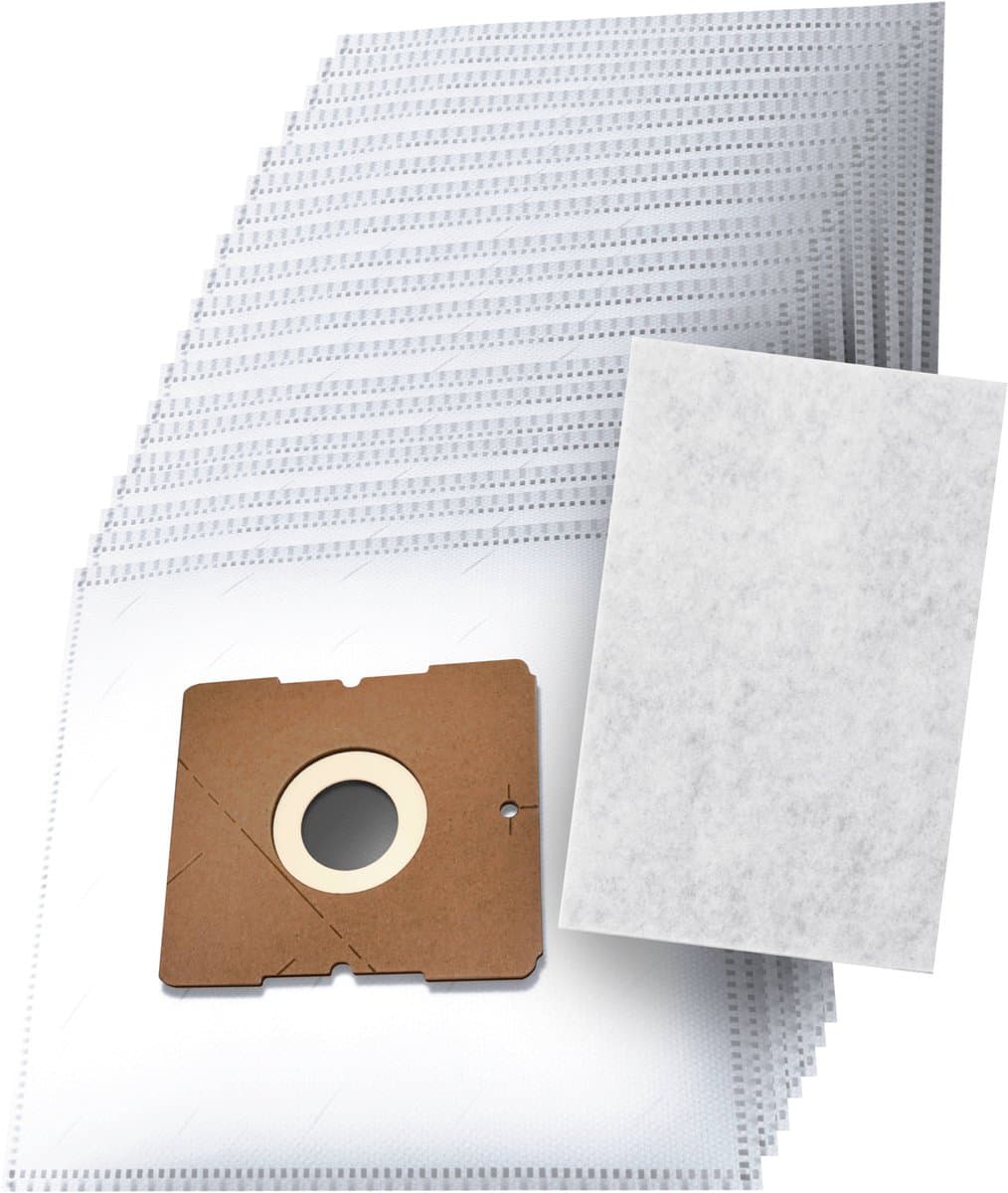 20x Dparts stofzuigerzakken met 1 filter geschikt voor Nilfisk Coupe - Go - One - Compact - Coupe Neo - Parquet - Special - GM 100 - GM 150 - Sprint - Action - Bravo stofzuiger stofzakken series