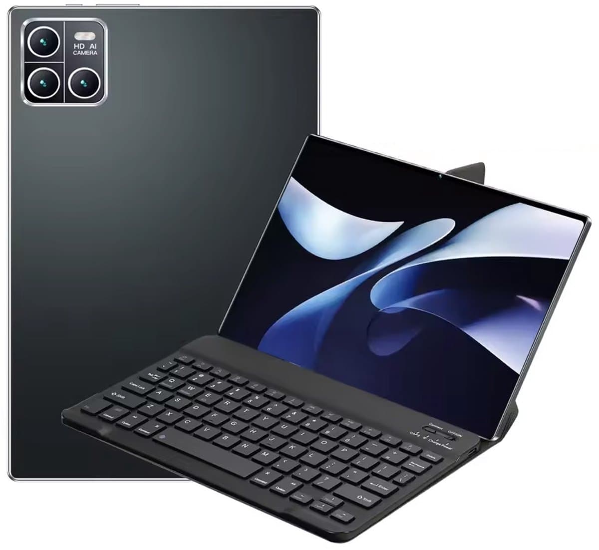 Mookes 2025 10.36 Inch Tablet Android Pad 13 Pro 12Gb 512GB Snapdragon 8 Gen2 4K Hd 5G Wifi Bluetooth 20000Mah Tablets - Black & Black