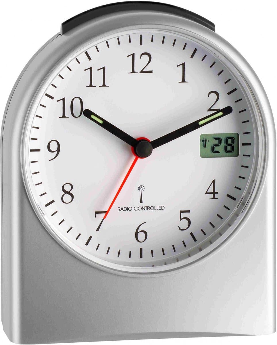TFA 98.1040 Wekker - zilver