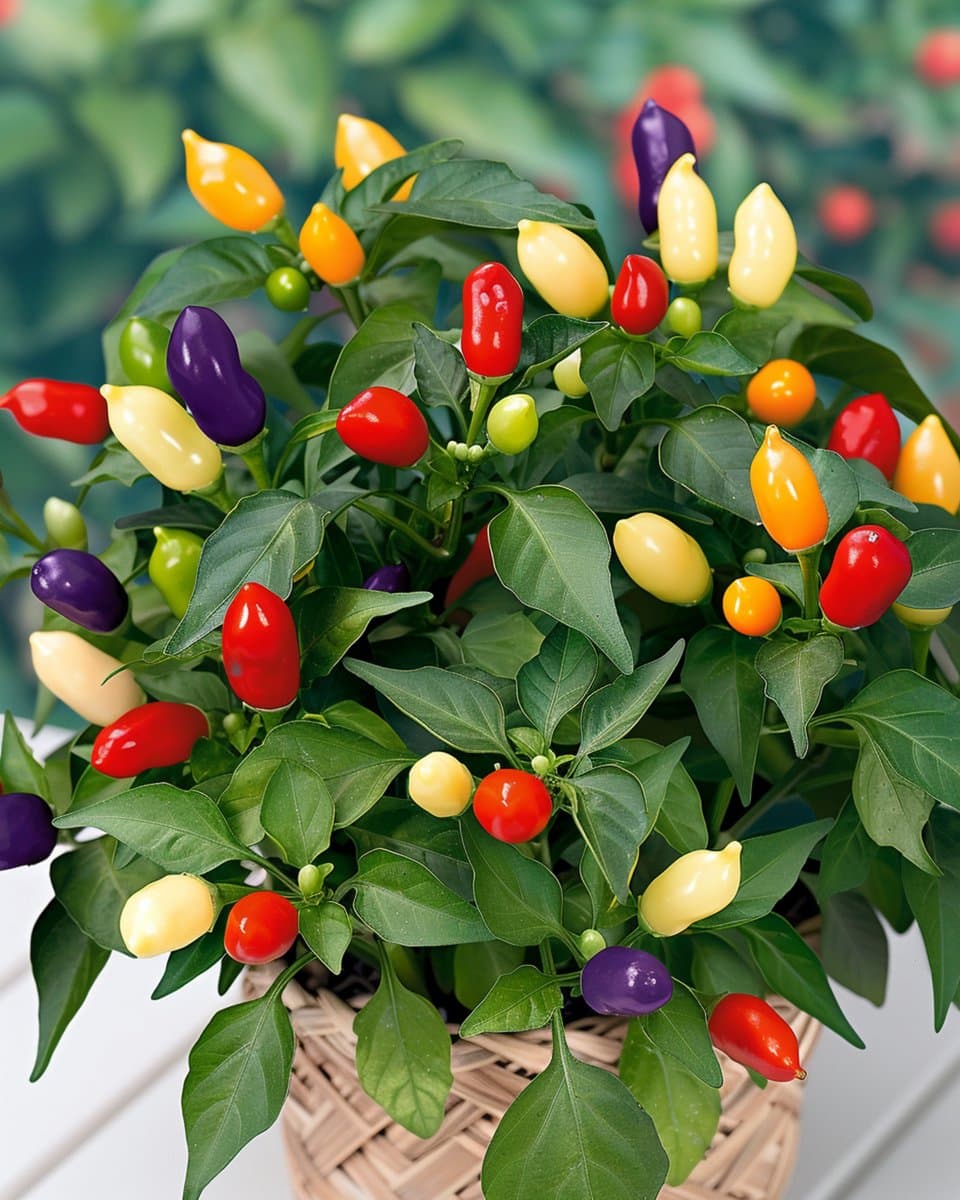 5 sets - Sierpeper Zaden Dwarf Mixed Capsicum Annuum Potplant Binnen Buiten