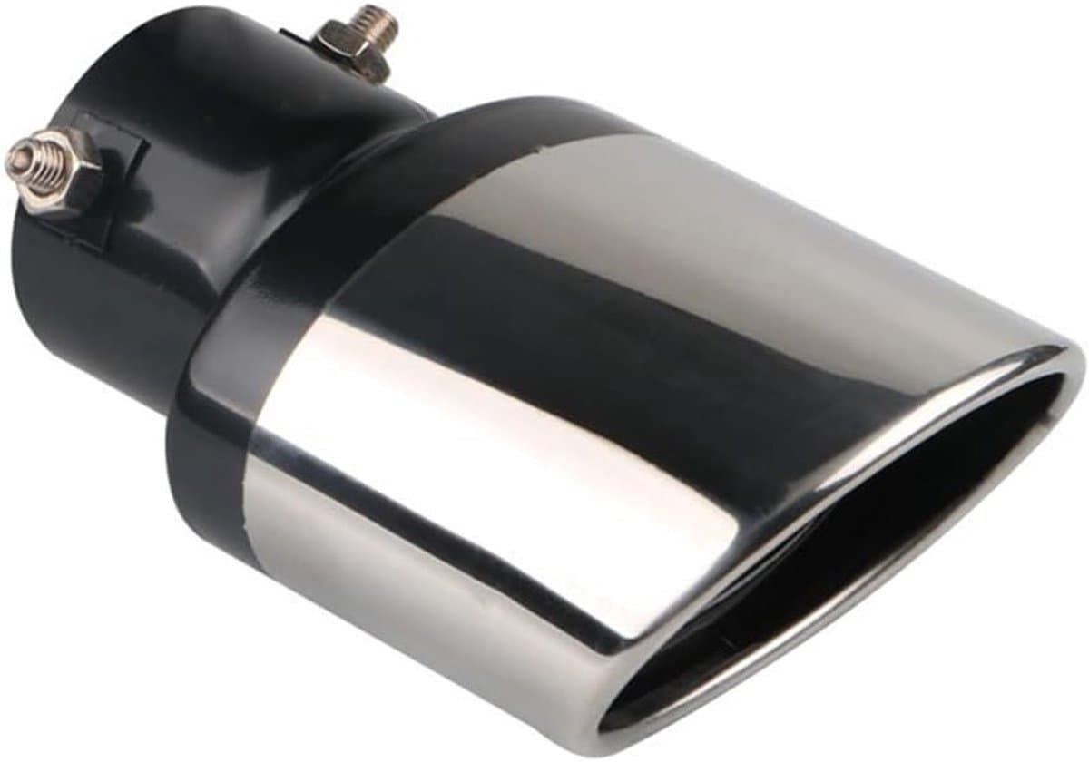 RVS Auto Achteruitlaatpijp met Diameter 1.5-2.15 Inch - Rechte Uitlaatpijp voor Verbeterde Geluid en Prestaties