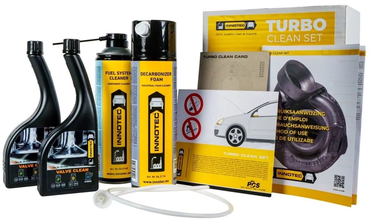 Turbo reiniger set voor 2 voertuigen, turbo schoonmaken, turbo cleaner, turbo reinigen