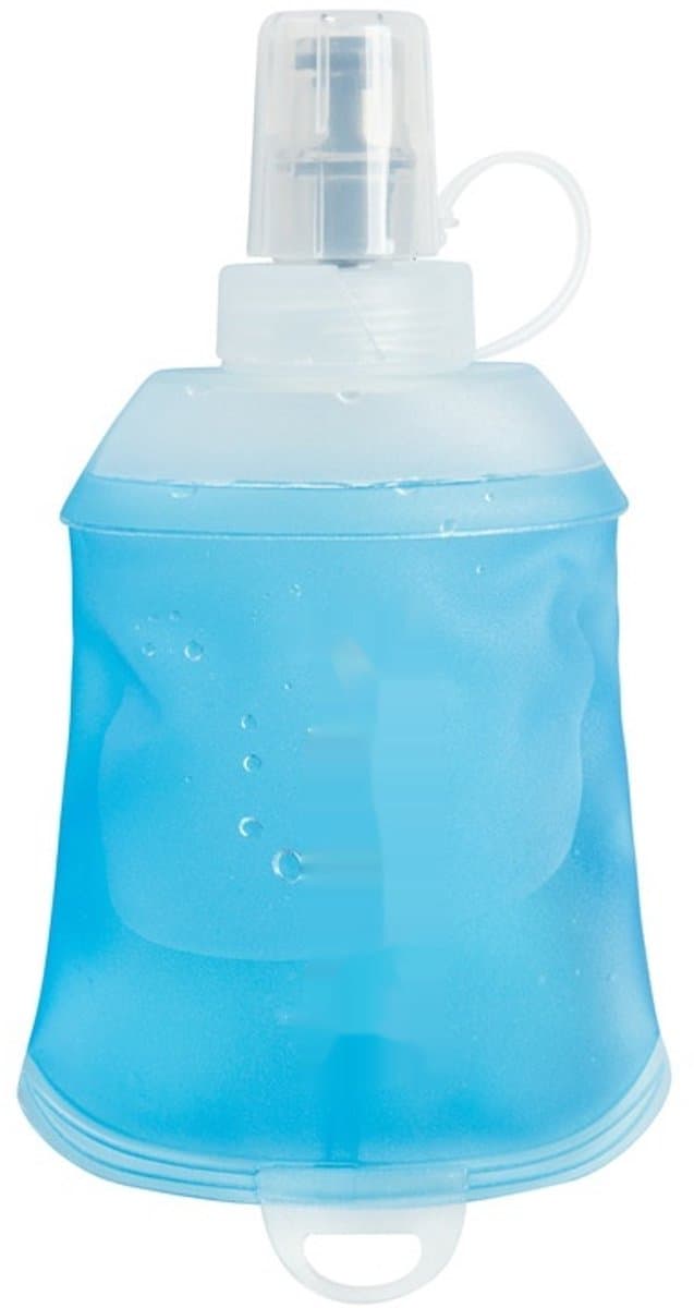 Hydratatie Set - TPU Faltbare Drinkfles - 2 Stuks 250ml - BPA-Vrij en Lekdicht - Voor Hardlopen Fietsen en Kamperen - Lichtblauw
