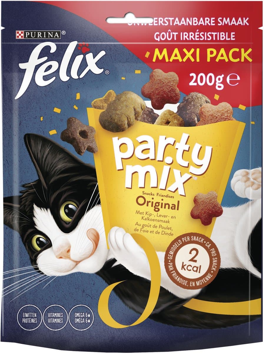 Felix Partymix originele kattensnack 200 g
