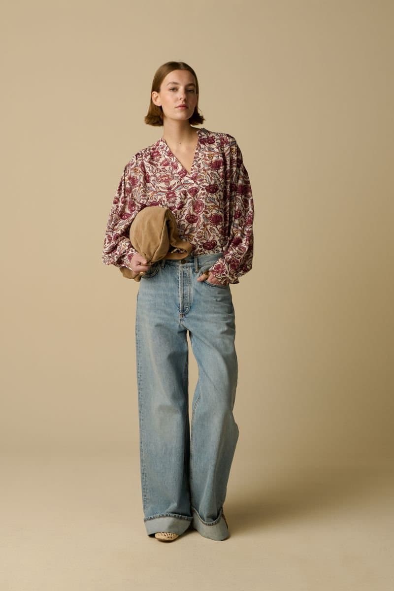 Sissy-Boy - Witte blouse met bloemenprint