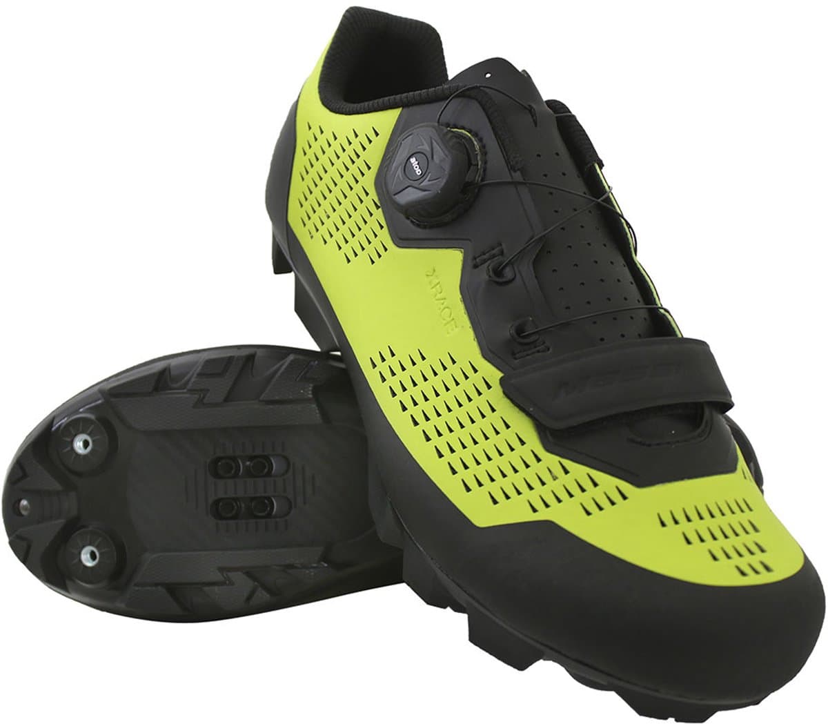 Massi Race Mtb-schoenen Geel,Zwart EU 43 Man