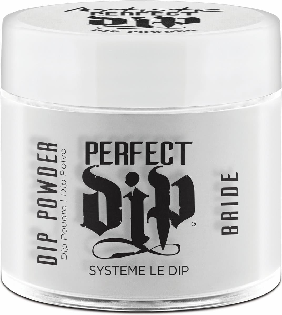 Artistic Nail Design Perfect Dip Poeder 'BRIDE' (Helder Wit)