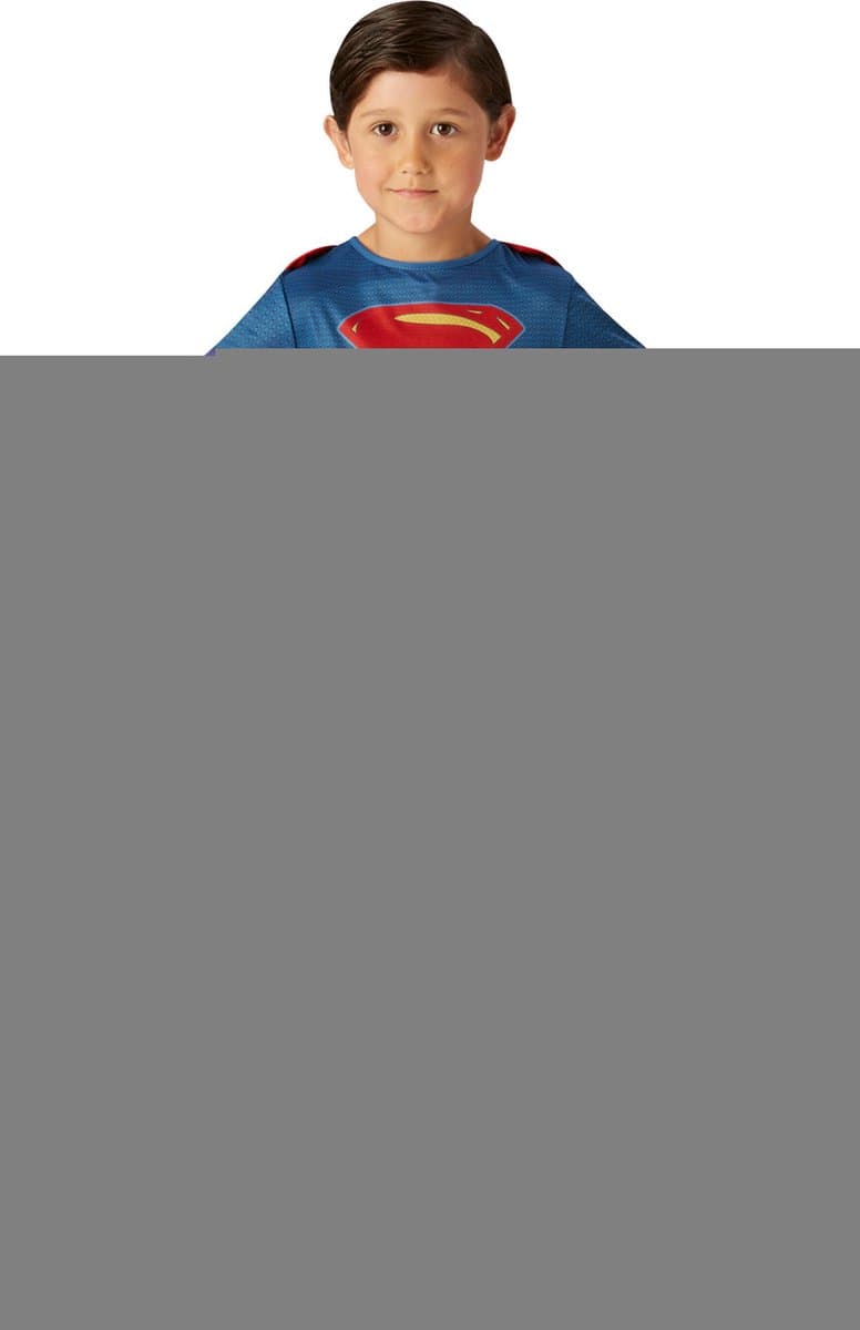 Rubie's Verkleedpak Justice League Superman Junior Blauw Mt 140