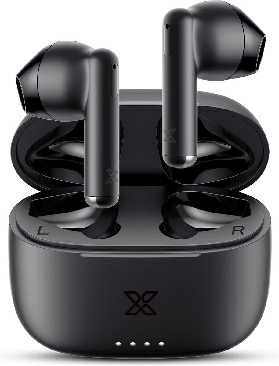 XELAR® - Draadloze Oordopjes – Bluetooth Oordopjes – Oortjes draadloos – Oordopjes draadloos - Oplaadcase - Microfoon - Bellen - Sport - Hardlopen EarPods -Zwart