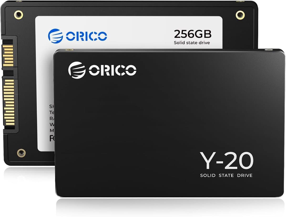 256GB SATA SSD 2.5" Interne Solid State Drive met Leessnelheid tot 500MB/s, SATA III 6Gbps voor Desktop, Laptop en NAS Systemen