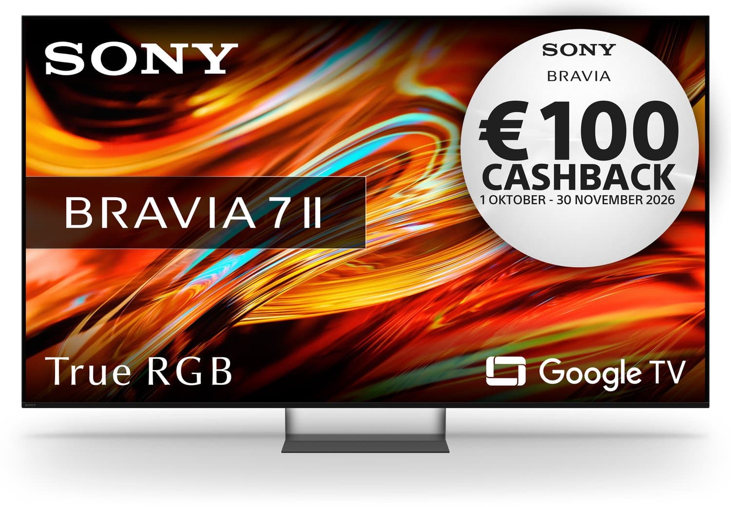 Sony BRAVIA 7 II - 65 inch - 4K RGB MiniLED - 2026 - Smart TV