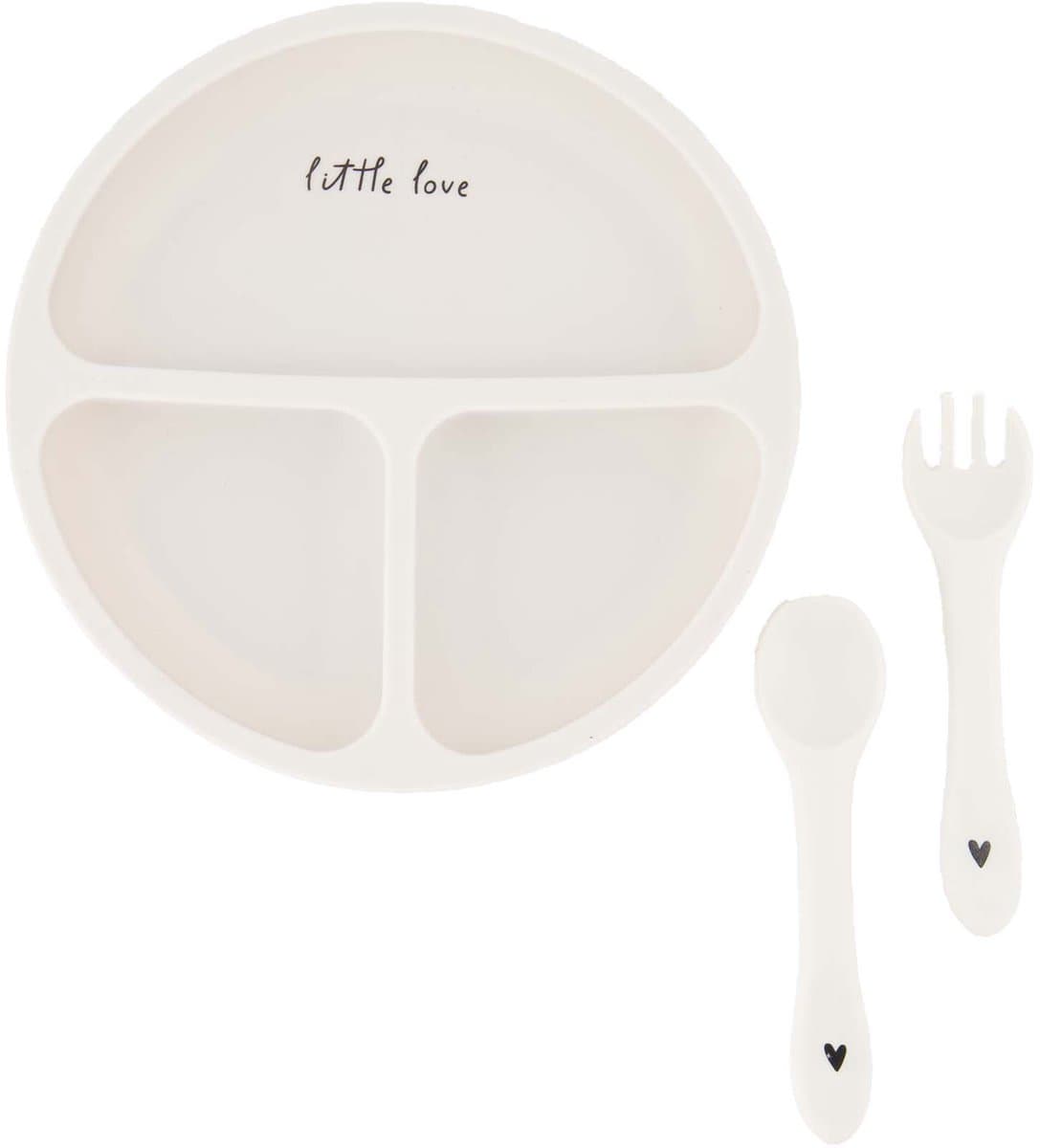 Zusss Foodset Baby Little Love Sand - Cadeau - Baby - Geboorte - Zwangerschap