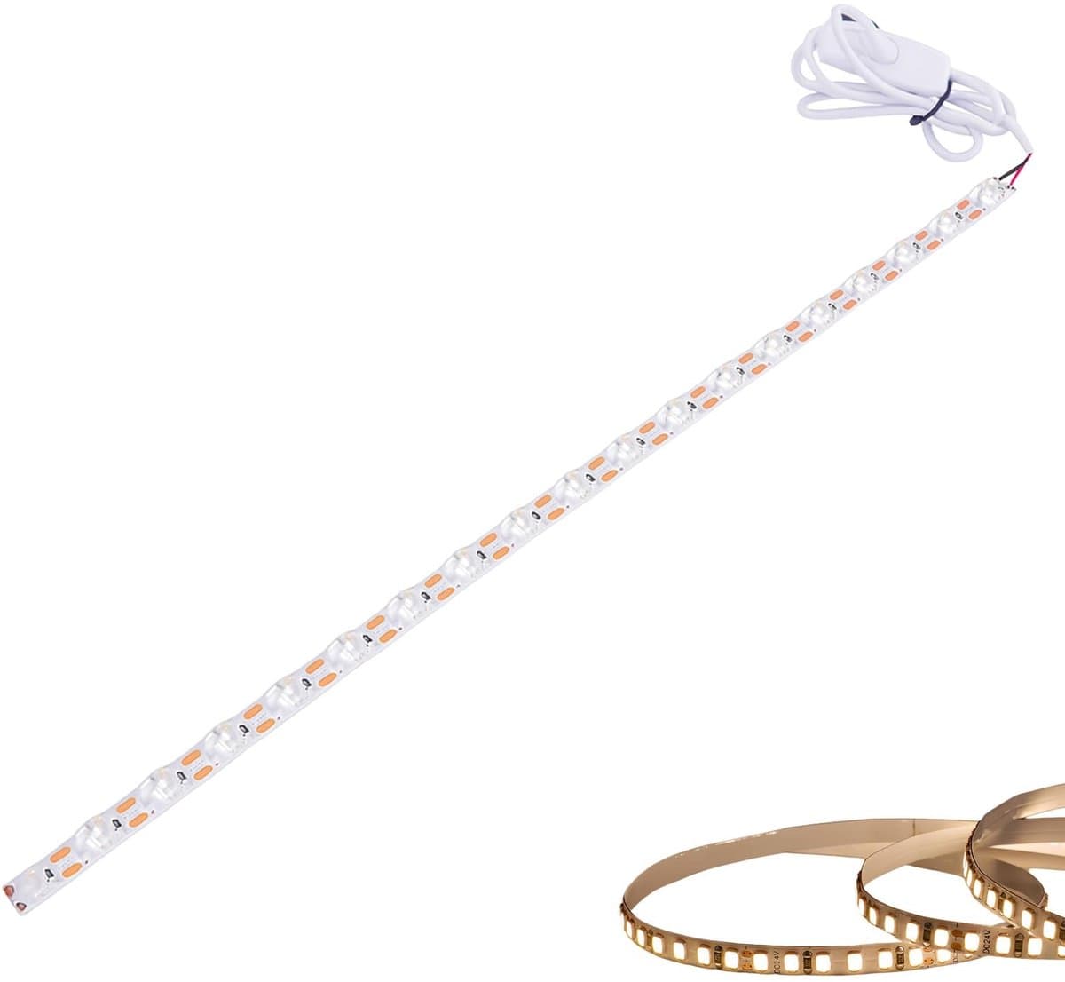 Dailygoods- Ledstrip 24 V 360 mm - Eenvoudige installatie - Hoge helderheid (6500 K) - Hoge temperatuurbestendigheid - Optimale verlichting - Verbeterde 3D-printerervaring