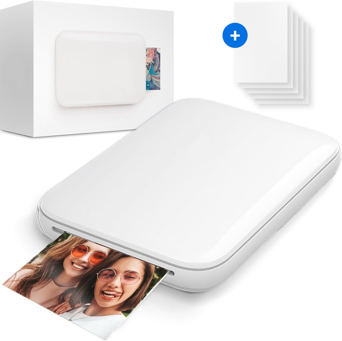 mini HD Foto Printer met App - Bluetooth Kleur Fotoprinter - Mobiele Pocket Printer voor Smartphone - 5 x 7,6cm