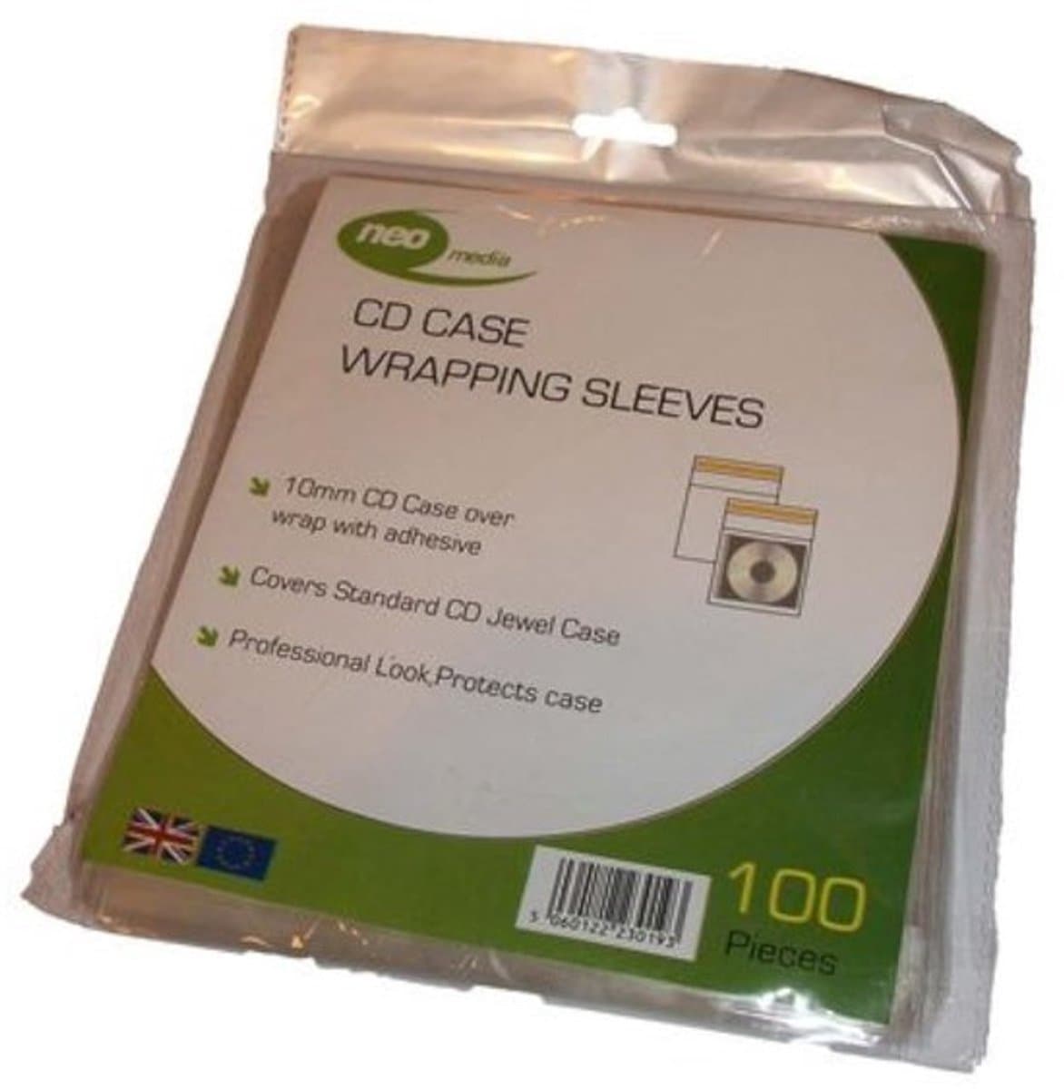 CD Hoes 100 Stuks - Zelfklevende Cellofaan Hoezen - CD Hoesjes - CD Opbergsysteem - Duurzaam - Bescherming - Cd Verpakking