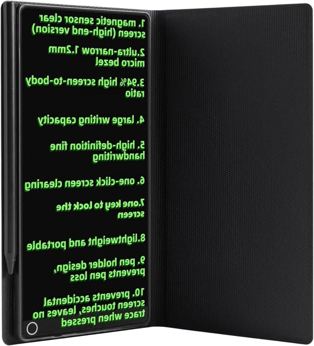 LCD Schrijftablet - Digitaal Notitieblok - Berichten Maken - Volledig Scherm - 65 Inch - Zwart
