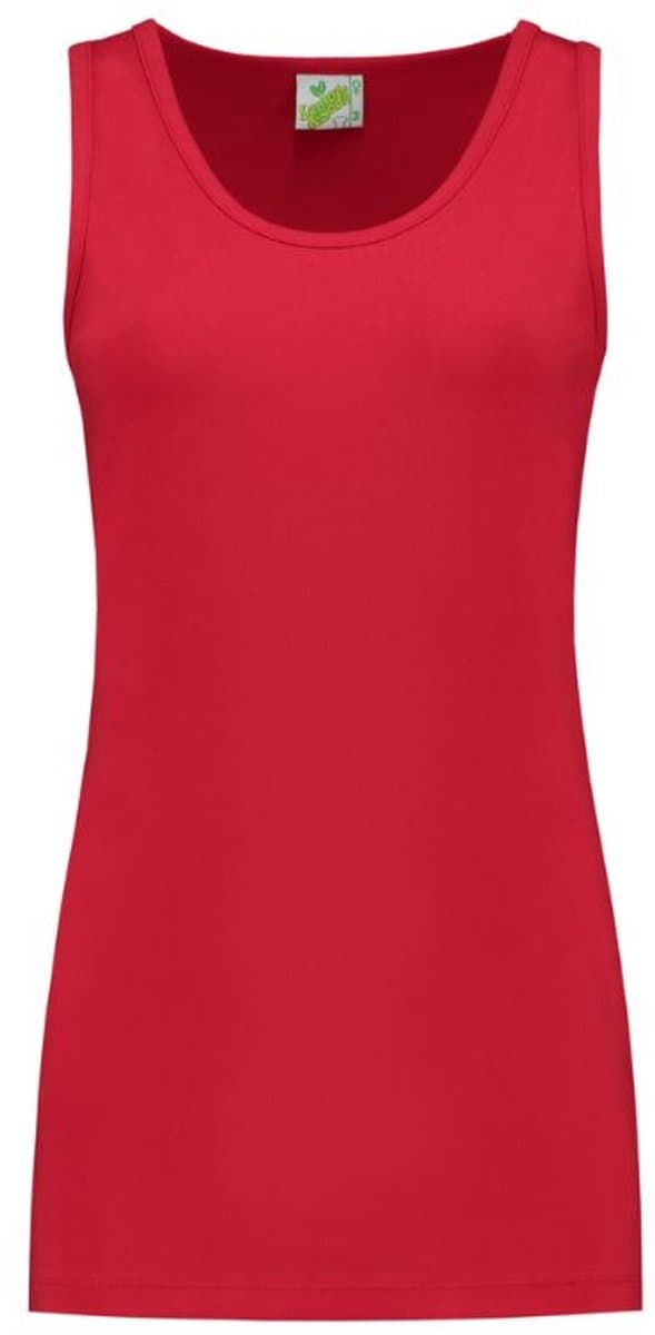 Lemon & Soda tanktop voor dames in de kleur rood in de maat XL.