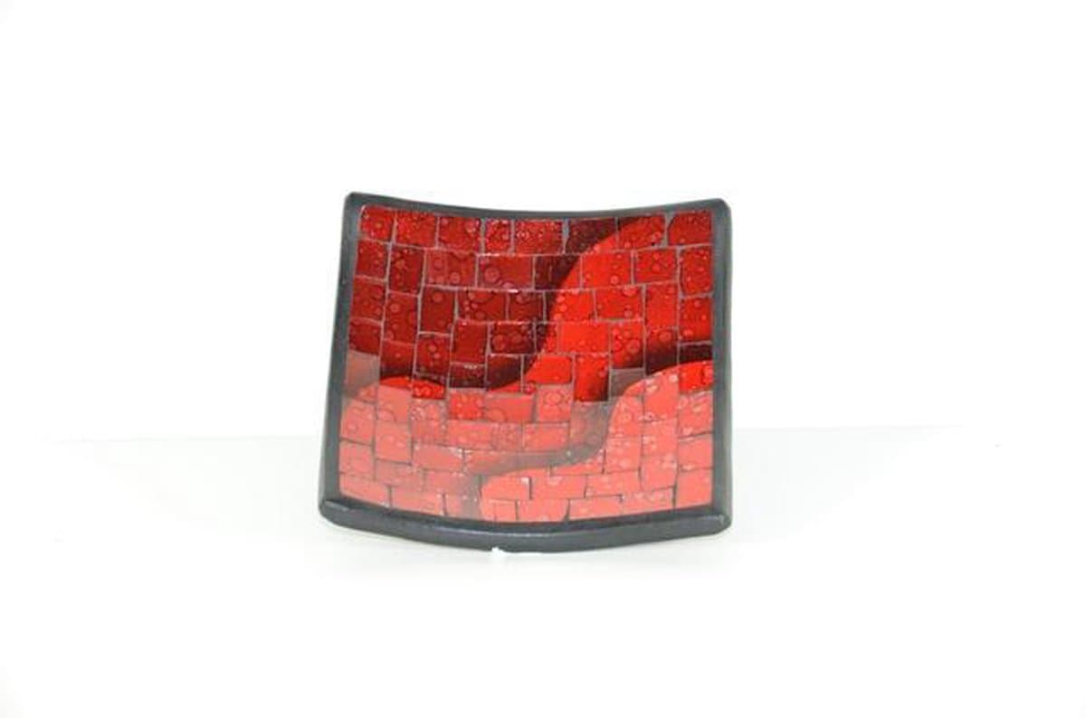 FLOZ schaaltje - schaal - hapjesschaal - bonbonschaal - kaarsenplateau - 15 x 15 cm - fair trade