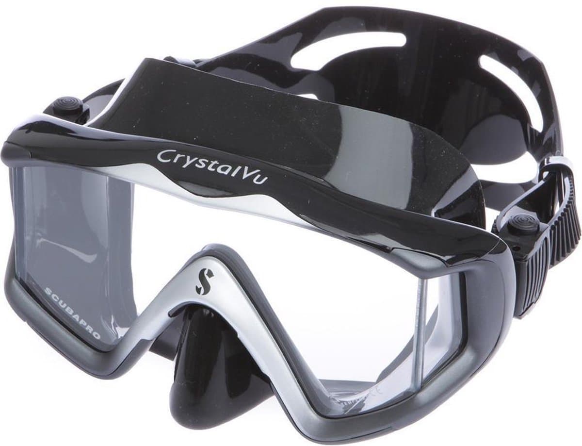 Scubapro Crystal VU Duikbril - Zwart / Zilver