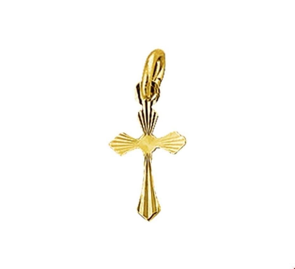 Trendjuwelier huiscollectie 4007717 Gouden bedel kruis