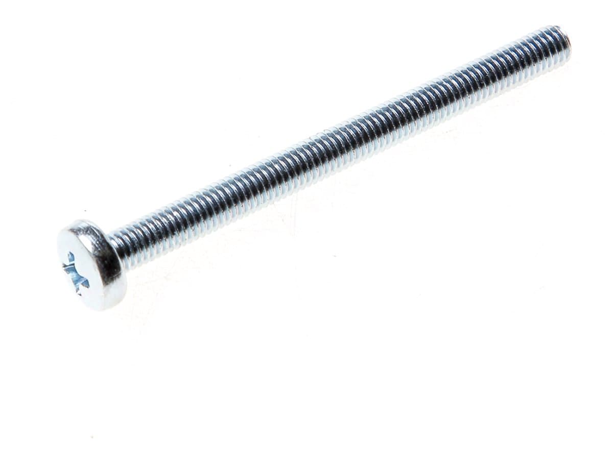 Kelfort Metaalschroef cilinderkop phillips verzinkt 4,8 m4 x 16mm