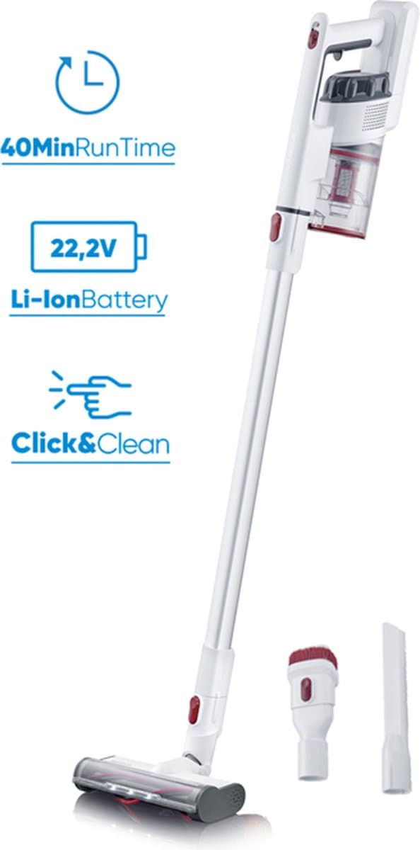 Severin HV 7152 draadloze 2-in-1 steel- en handstofzuiger