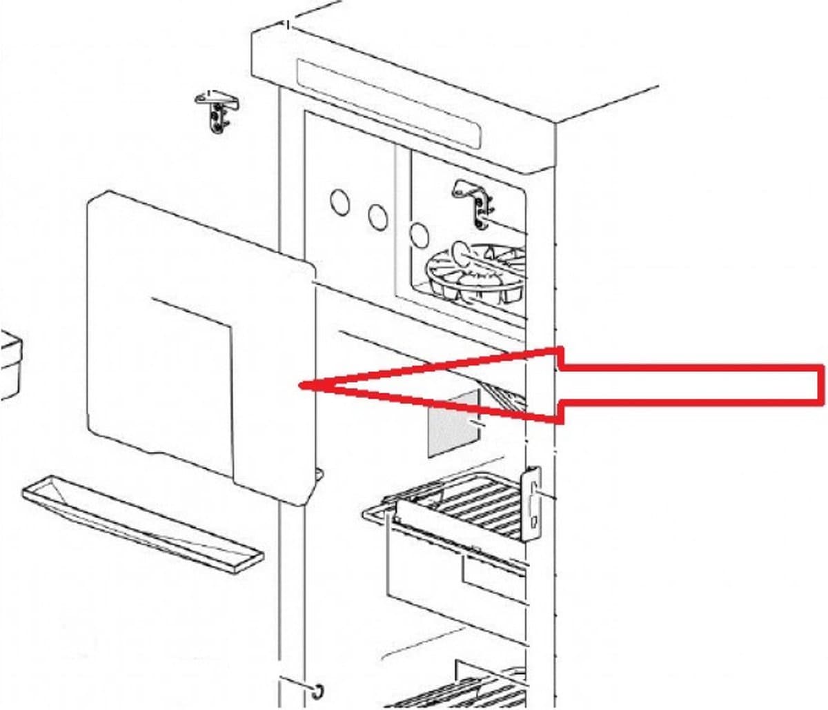 SR freezer door