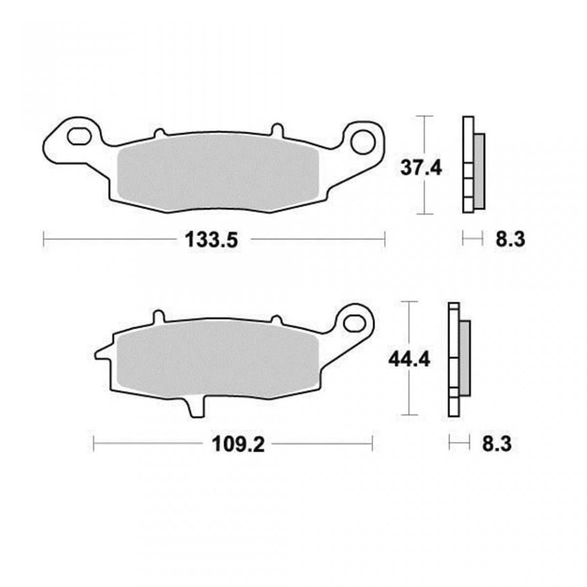 Plaquette de frein Ferodo pour Auto AVD / FDB2049EF / FDB2049EF Neuf