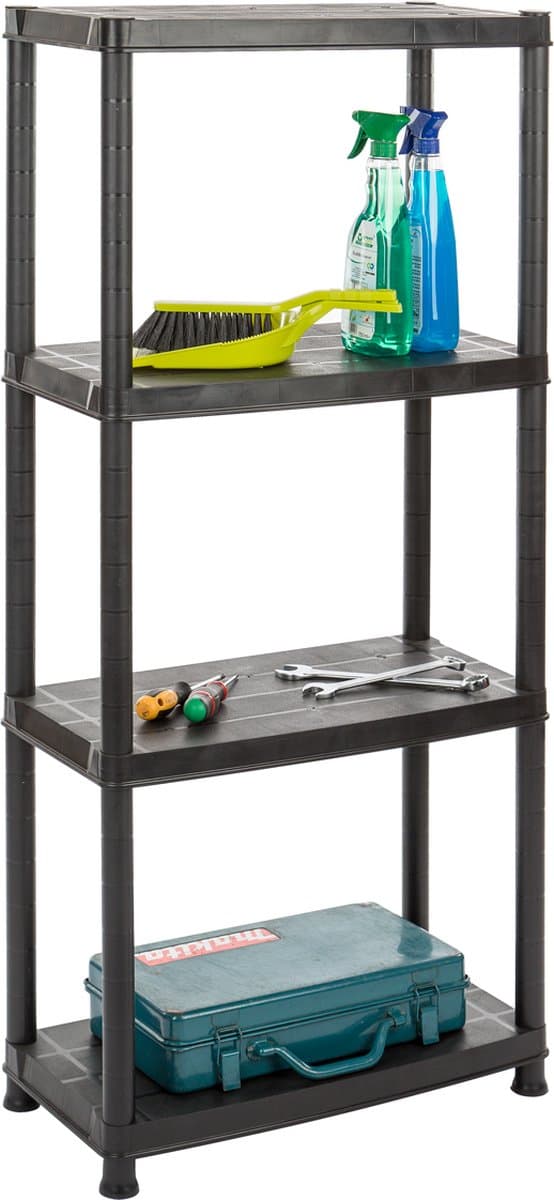Practo Home - Opbergrek - Kunststof - 4x25 kg - 61x31x130 cm