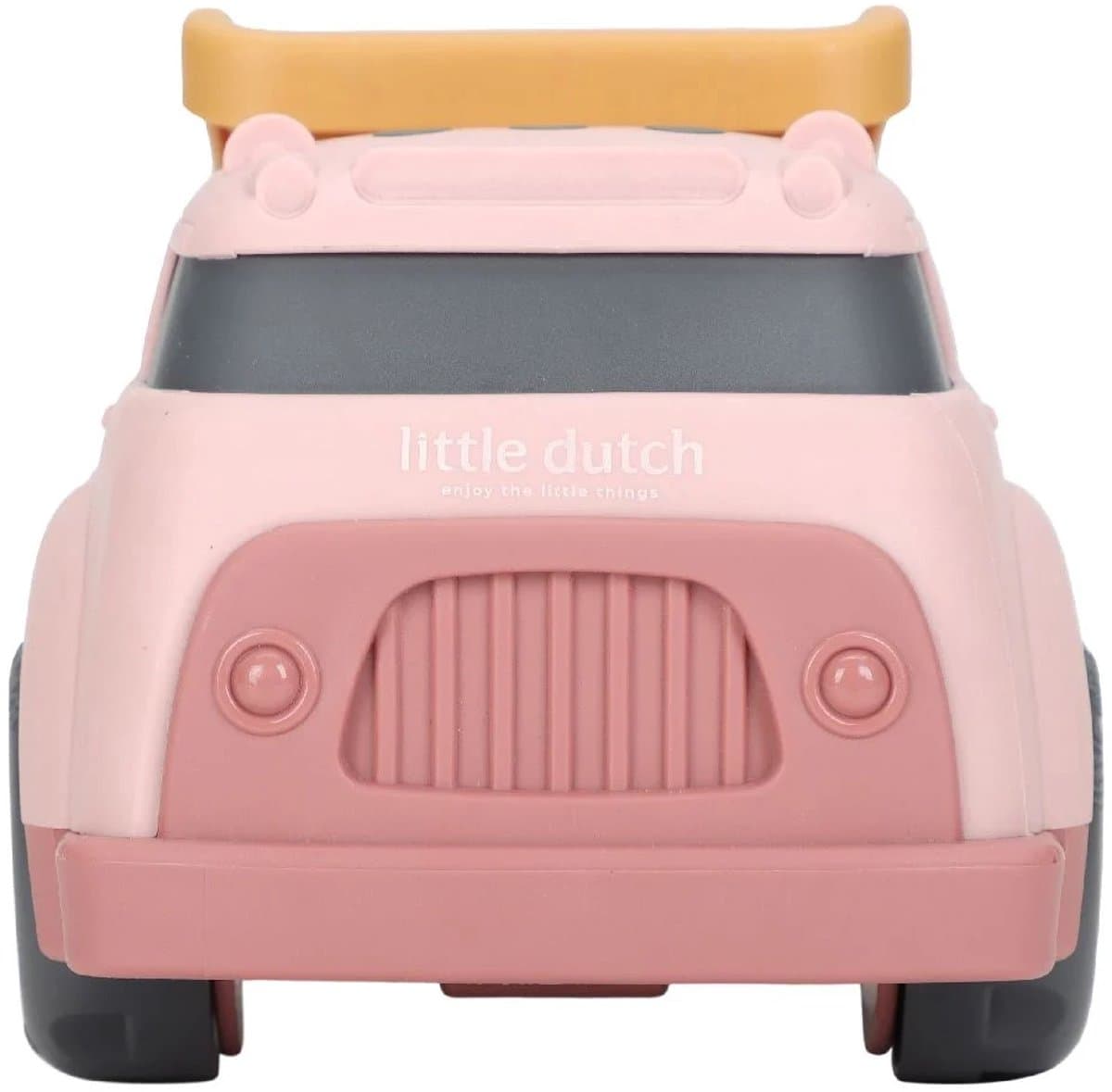 Little Dutch Vuilniswagen - Roze, 17 cm