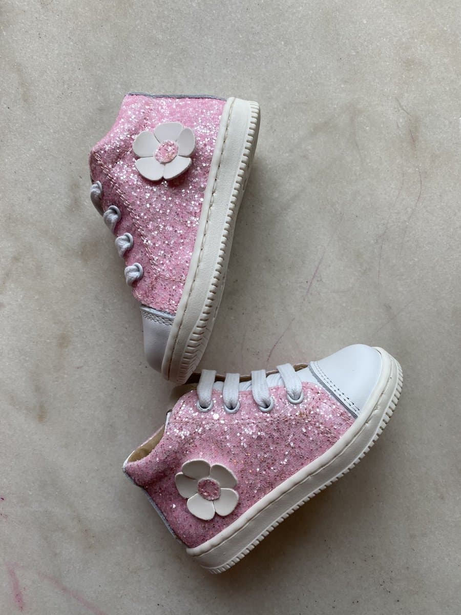 Lunella eerste stap sneaker glitter maat 24