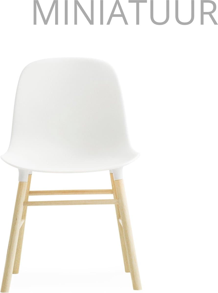 Normann Copenhagen Form Chair Miniatuur Wit